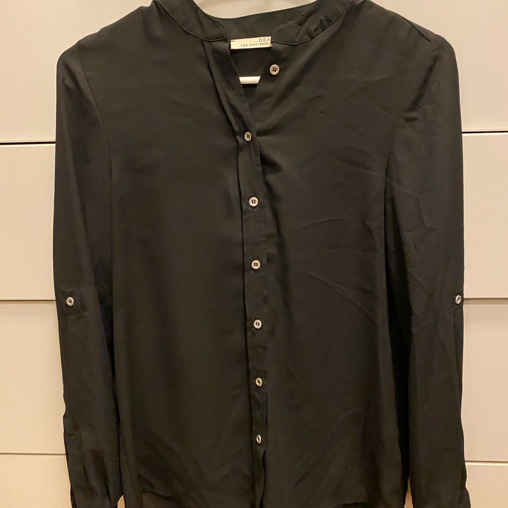 Womens black blouse XS